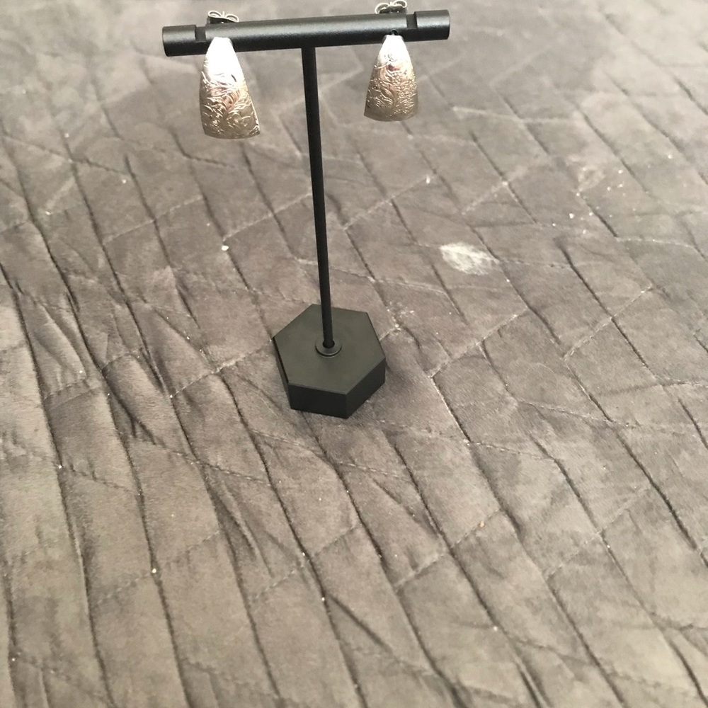 Silver earrings